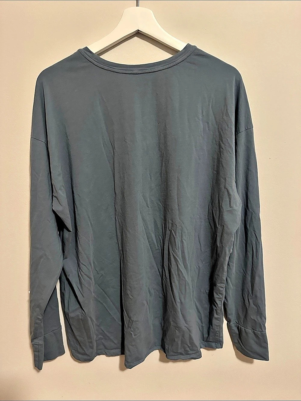 Vuori Long-Sleeve Feather Tee Blue Large